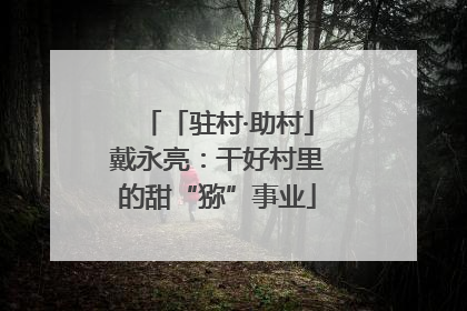「驻村·助村」戴永亮：干好村里的甜“猕”事业