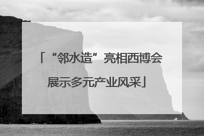 “邻水造”亮相西博会 展示多元产业风采