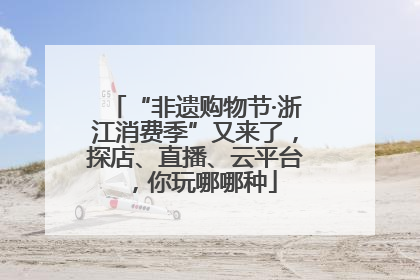 “非遗购物节·浙江消费季”又来了，探店、直播、云平台，你玩哪哪种