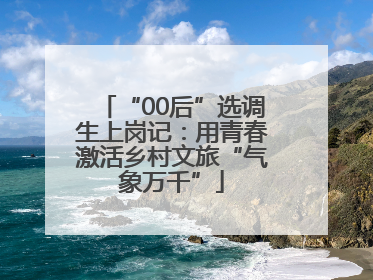 “00后”选调生上岗记：用青春激活乡村文旅“气象万千”
