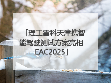 理工雷科天津携智能驾驶测试方案亮相EAC2025