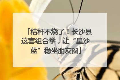 秸秆不烧了！长沙县这套组合拳，让“星沙蓝”稳坐朋友圈