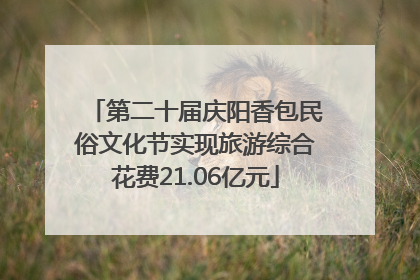 第二十届庆阳香包民俗文化节实现旅游综合花费21.06亿元