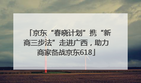 京东“春晓计划”携“新商三步法”走进广西，助力商家备战京东618