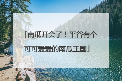 南瓜开会了！平谷有个可可爱爱的南瓜王国