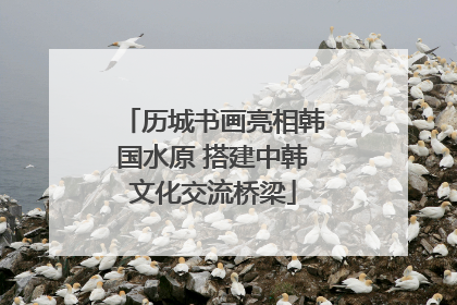历城书画亮相韩国水原 搭建中韩文化交流桥梁