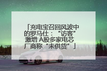充电宝召回风波中的罗马仕：“访客”激增 A股多家电芯厂商称“未供货”