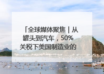 全球媒体聚焦｜从罐头到汽车，50%关税下美国制造业的“生死劫”