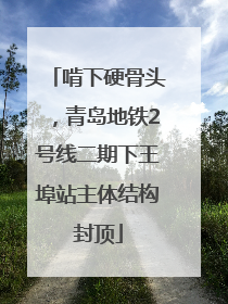 啃下硬骨头，青岛地铁2号线二期下王埠站主体结构封顶