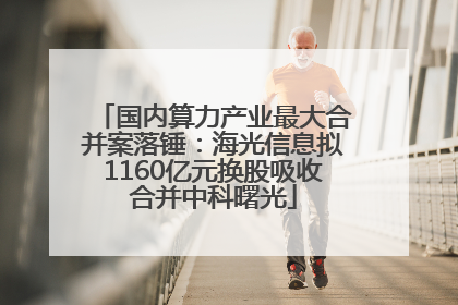 国内算力产业最大合并案落锤：海光信息拟1160亿元换股吸收合并中科曙光