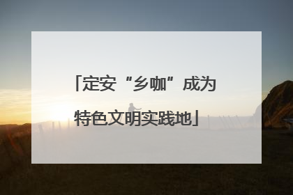定安“乡咖”成为特色文明实践地
