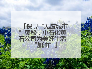 探寻“无废城市”奥秘，中石化黄石公司为美好生活“加油”
