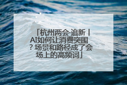 杭州两会·追新丨AI如何让消费突围？场景和路径成了会场上的高频词