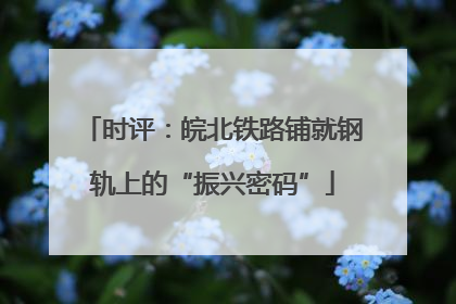 时评：皖北铁路铺就钢轨上的“振兴密码”