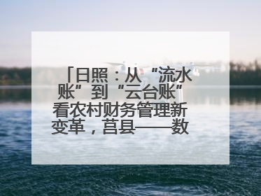 日照：从“流水账”到“云台账”看农村财务管理新变革，莒县——数字赋能激活乡村振兴“一池春水”