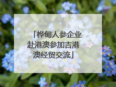 桦甸人参企业赴港澳参加吉港澳经贸交流