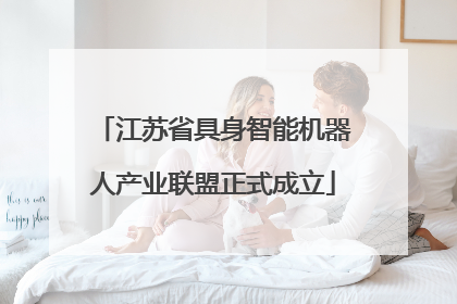 江苏省具身智能机器人产业联盟正式成立