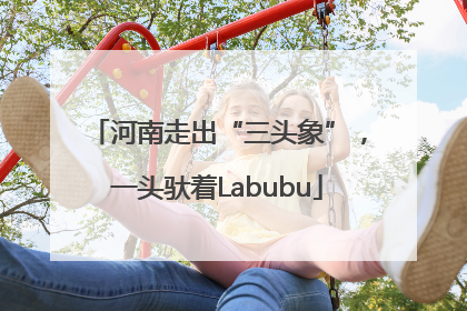河南走出“三头象”，一头驮着Labubu