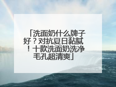 洗面奶什么牌子好？对抗夏日黏腻！十款洗面奶洗净毛孔超清爽