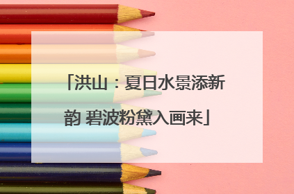 洪山：夏日水景添新韵 碧波粉黛入画来