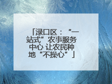 渌口区：“一站式”农事服务中心 让农民种地“不操心”