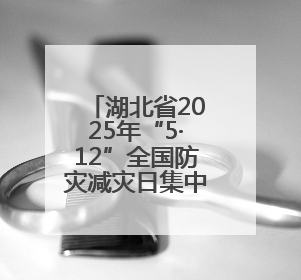 湖北省2025年“5·12”全国防灾减灾日集中宣传教育活动在汉启动