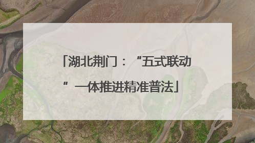 湖北荆门：“五式联动”一体推进精准普法