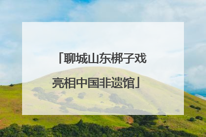 聊城山东梆子戏亮相中国非遗馆