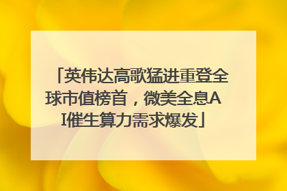 英伟达高歌猛进重登全球市值榜首，微美全息AI催生算力需求爆发