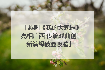 越剧《我的大观园》亮相广西 传统戏曲创新演绎破圈吸睛