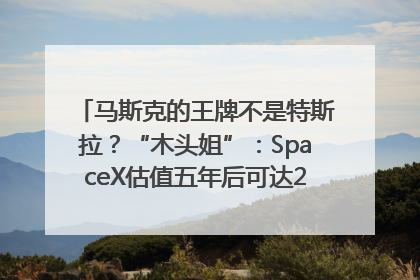 马斯克的王牌不是特斯拉？“木头姐”：SpaceX估值五年后可达2.5万亿美元！