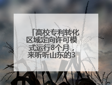 高校专利转化区域定向许可模式运行8个月，来听听山东的3个创新逻辑