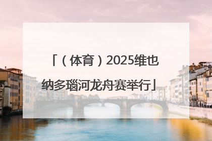 （体育）2025维也纳多瑙河龙舟赛举行