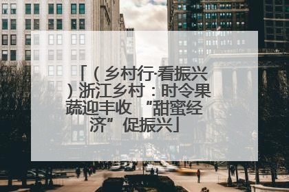 （乡村行·看振兴）浙江乡村：时令果蔬迎丰收 “甜蜜经济”促振兴