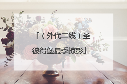（外代二线）圣彼得堡夏季掠影