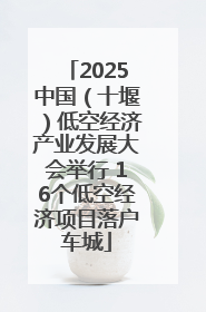 2025中国（十堰）低空经济产业发展大会举行 16个低空经济项目落户车城