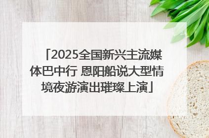 2025全国新兴主流媒体巴中行 恩阳船说大型情境夜游演出璀璨上演