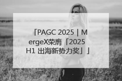 PAGC 2025｜MergeX荣膺「2025 H1 出海新势力奖」